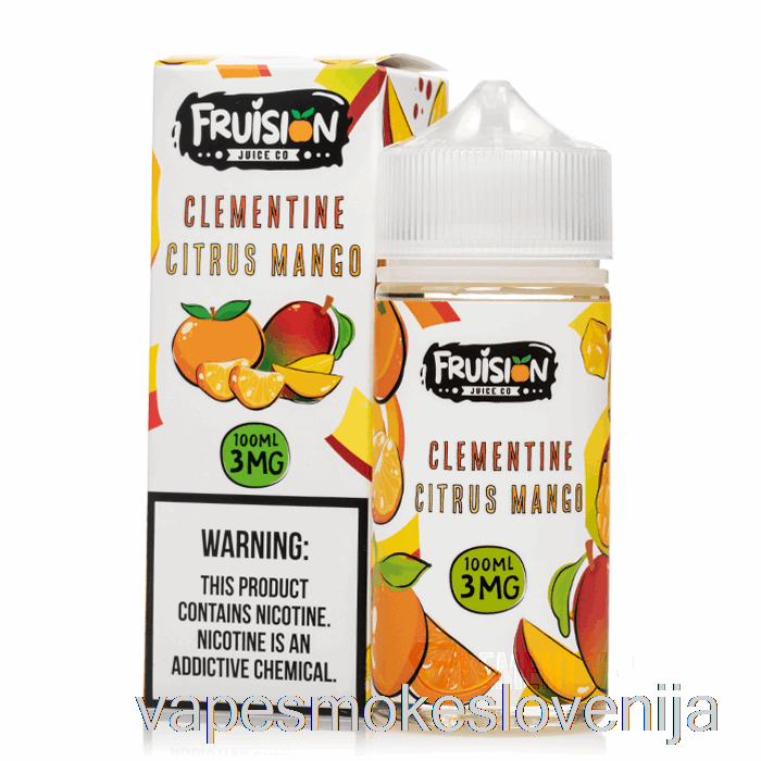 Vape Za Enkratno Uporabo Klementina Citrusi Mango - Fruision Juice Co - 100ml 6mg